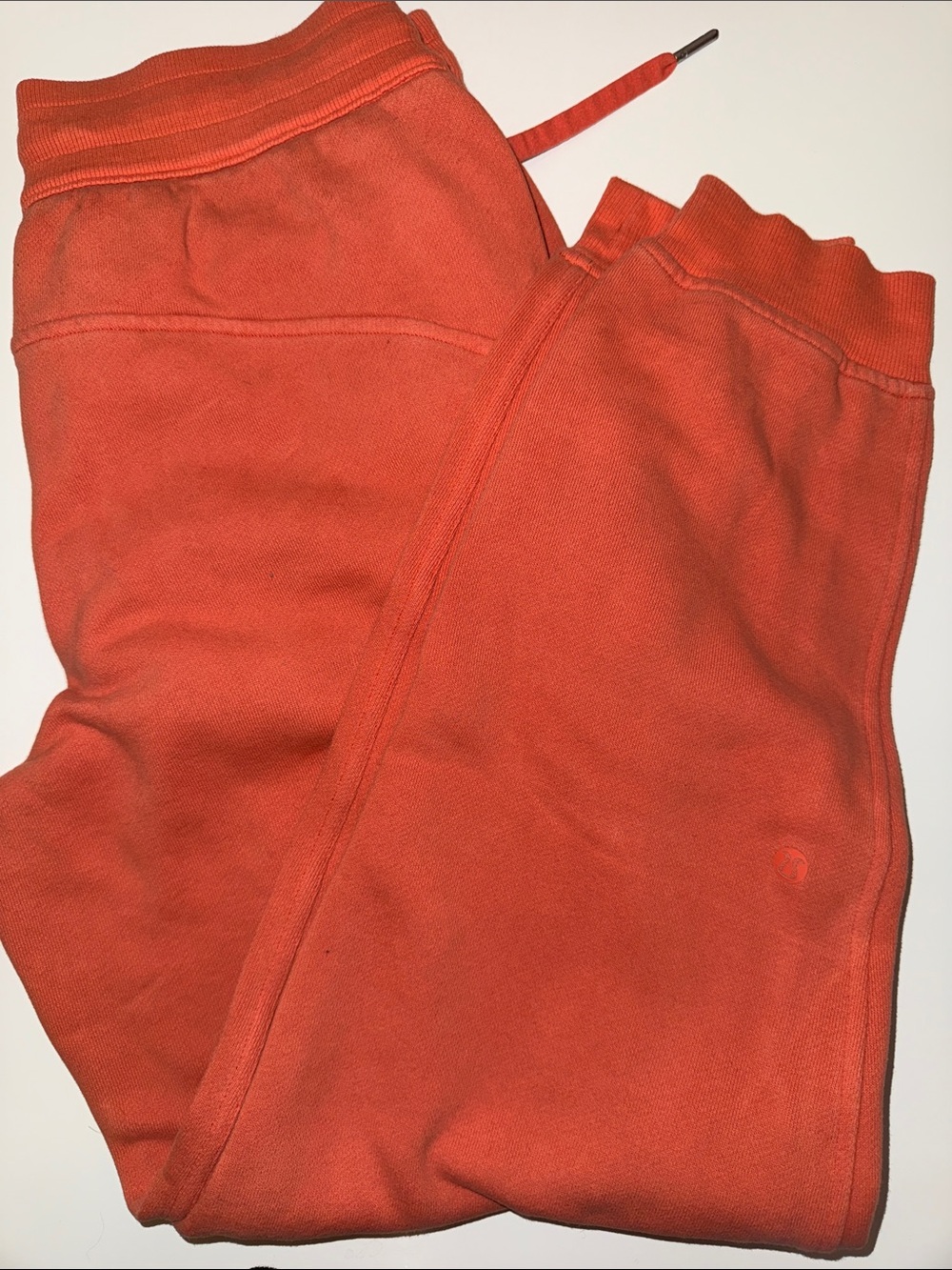 lululemon athletica Coral-Orange Sweatpants